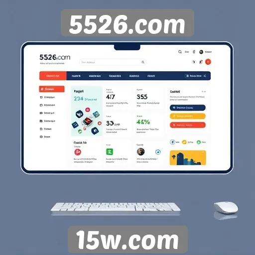 Interface do usuário em 5526.com avaliada